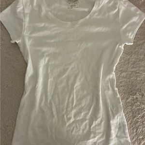 Kirkland Signature Women's Cream Short Sleeve Tee